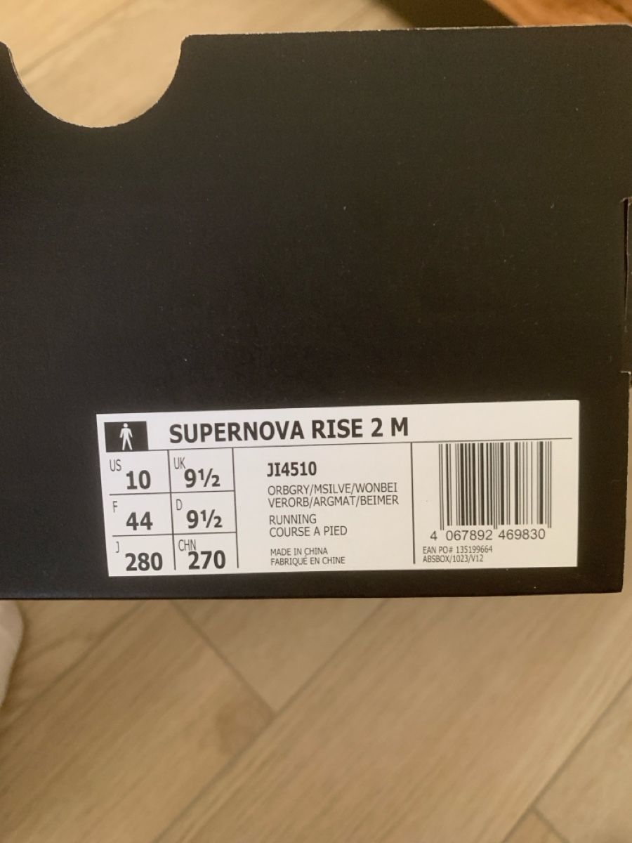 Adidas Scarpe da uomo: Adidas Supernova Rise 2 M, Grösse 44, Neu – Nuovo (secondo la descrizione) da Biel/Bienne venduto da alanulmann 1