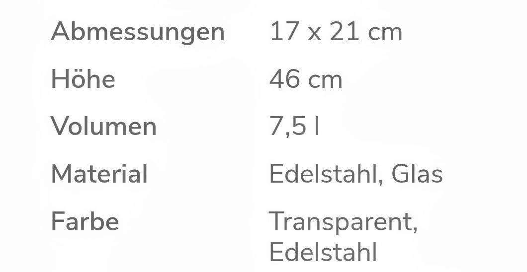Bicchieri: GLAS - GETRÄNKEBEHÄLTER - NEU !! – Nuovo e nell'imballaggio originale da DEGERSHEIM venduto da LACHSSTATION 3