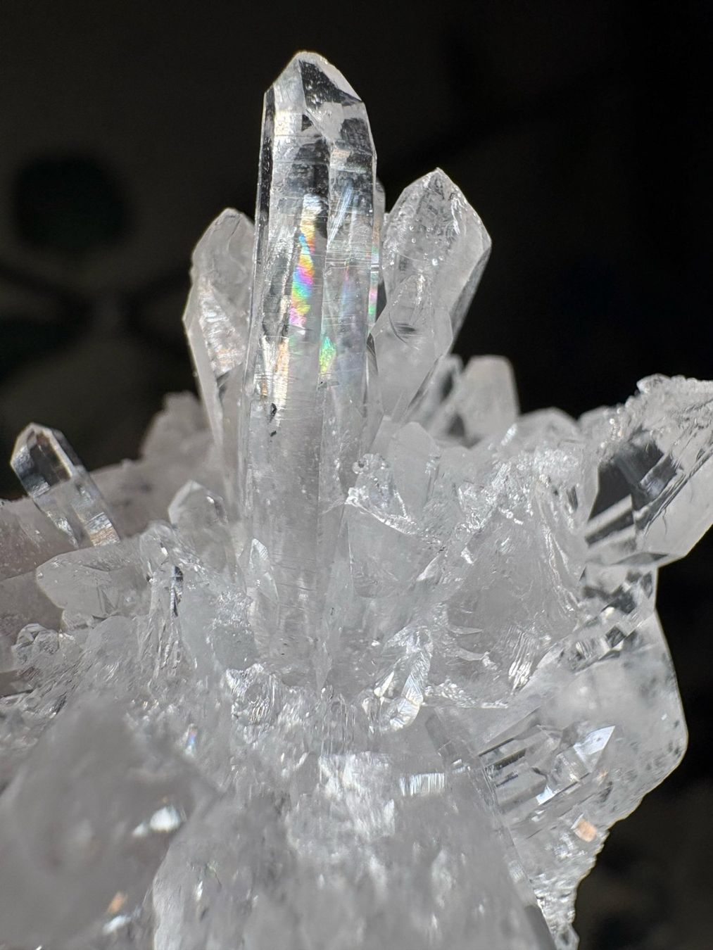 Minerali & Pietre curative: Kolumbianischer Lemurian-Quarz-Cluster – Nuovo (secondo la descrizione) da Neuheim venduto da m.hald 2