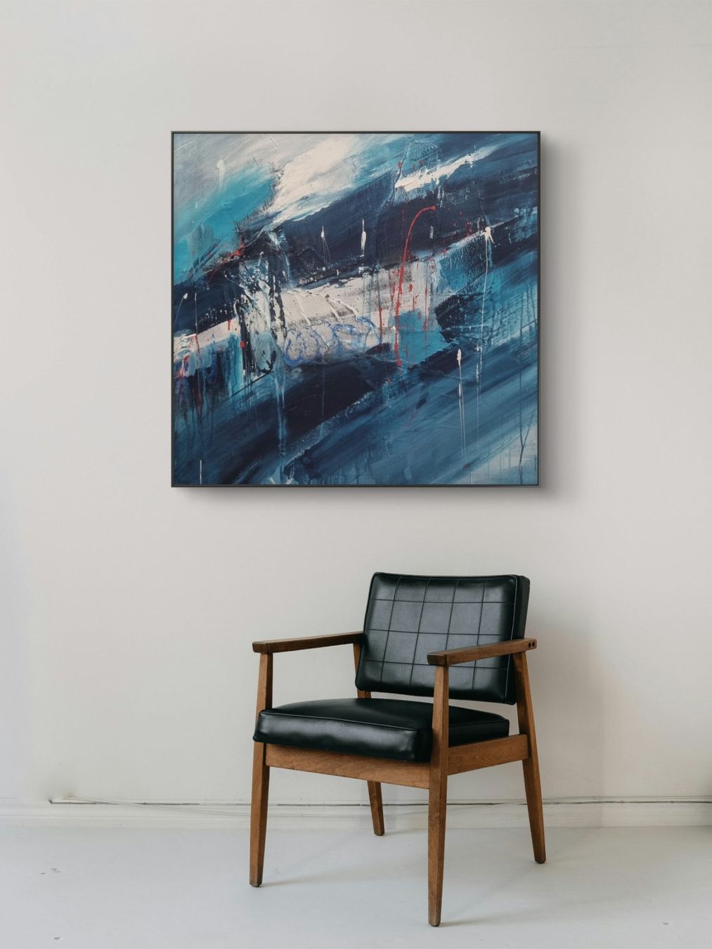 Gemälde: Originales abstraktes Gemälde 70x70cm – Neu (gemäss Beschreibung) aus Urdorf von Contra8