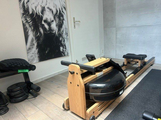 Hometrainer: Wasserrudergerät aus Eichenholz – TWHEELS – Gebraucht aus Uster von nirvana333