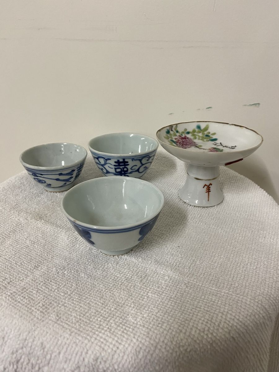 Tazze: Antike Chinesische Schalen, 4 Stk – Usato da Dietikon venduto da brocki-eyra 9