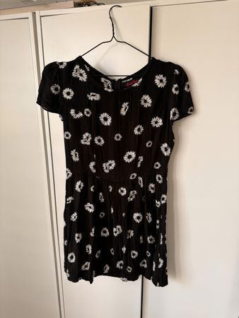 Schwarzes Daisy Kleid S Frauen