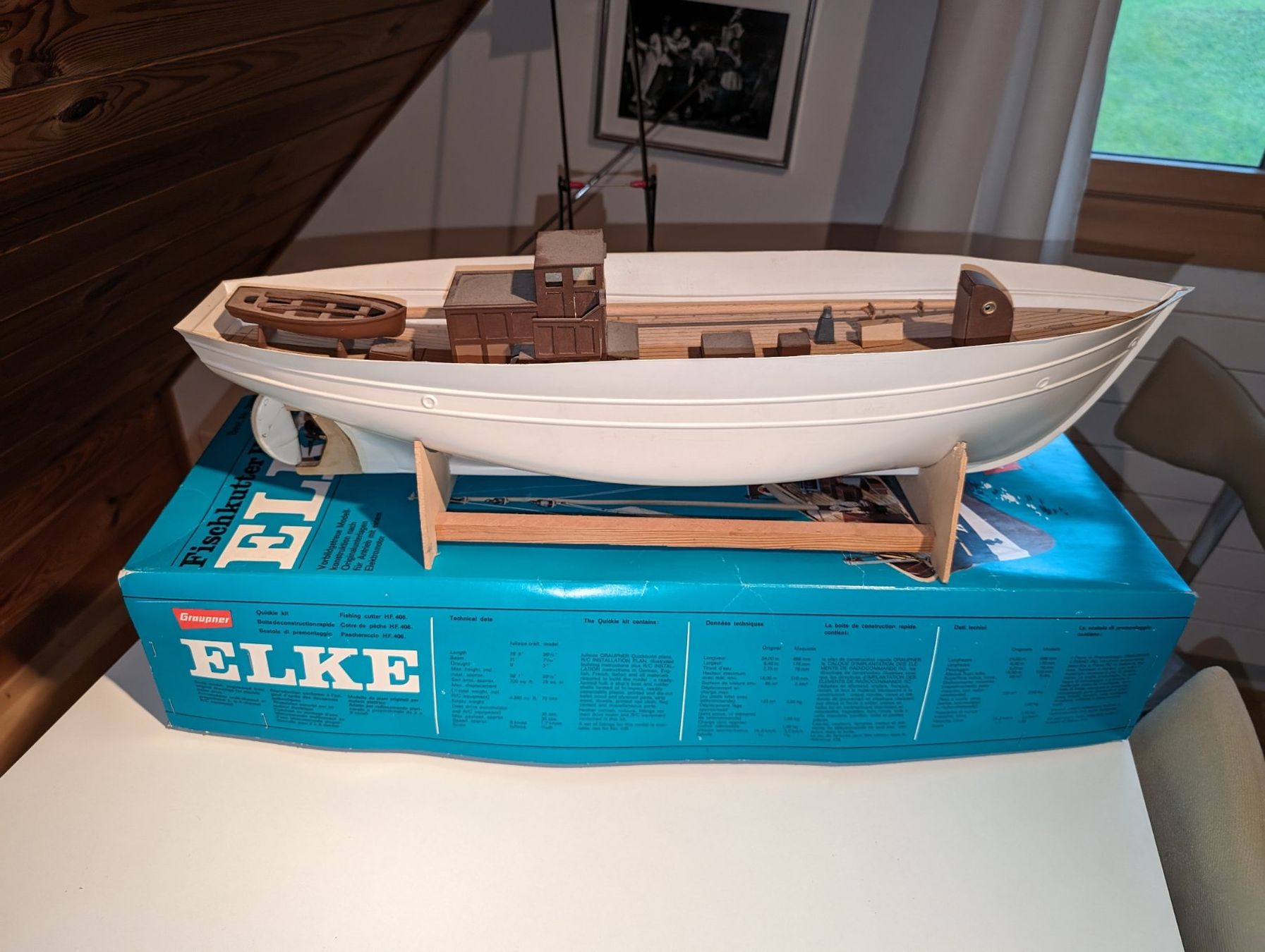 Graupner RC Modellbau: versandetes Projekt: Graupner Fischkutter "Elke" HF408 – Gebraucht aus Affoltern am Albis von