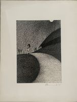 KÜNSTLER  ? LITHOGRAPHIE SIGNIERT