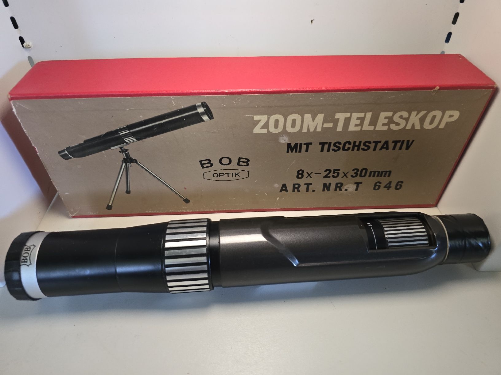 Telescopi: BOB Zoom-Teleskop 8x-25x30mm – Usato da winterthur venduto da Sammlerecke