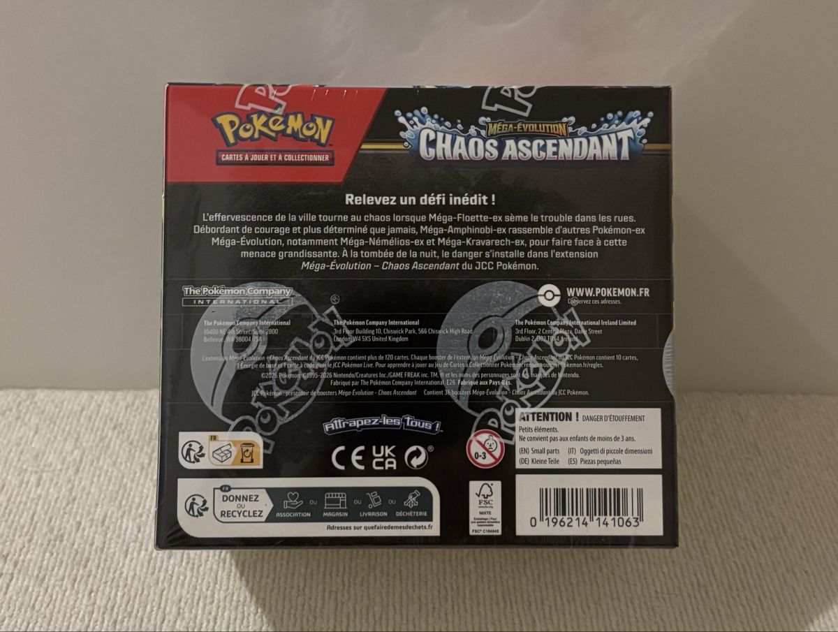 Pokémon Cartes à collectionner: Pokémon : Mega-Evolution Chaos Ascendant scellée! 🔥 – Neuf avec emballage d'origine à Grand-Lancy par Mario64 1