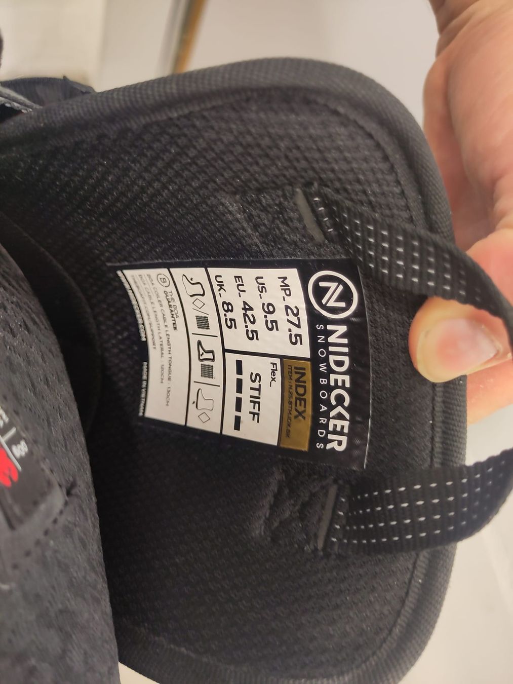 Nidecker Scarpe da uomo: Snowboardboots Nidecker Index Ultra stiff – Usato da Uster venduto da kar_7ssm 3