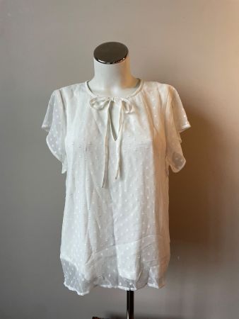 Blouse blanche à pois - VILA - taille 38