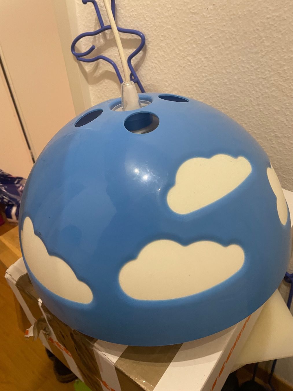 Ikea Lampadari & plafoniere: Ikea skojig wolken kinderlampe blau – Usato da Dübendorf venduto da rocki07 4