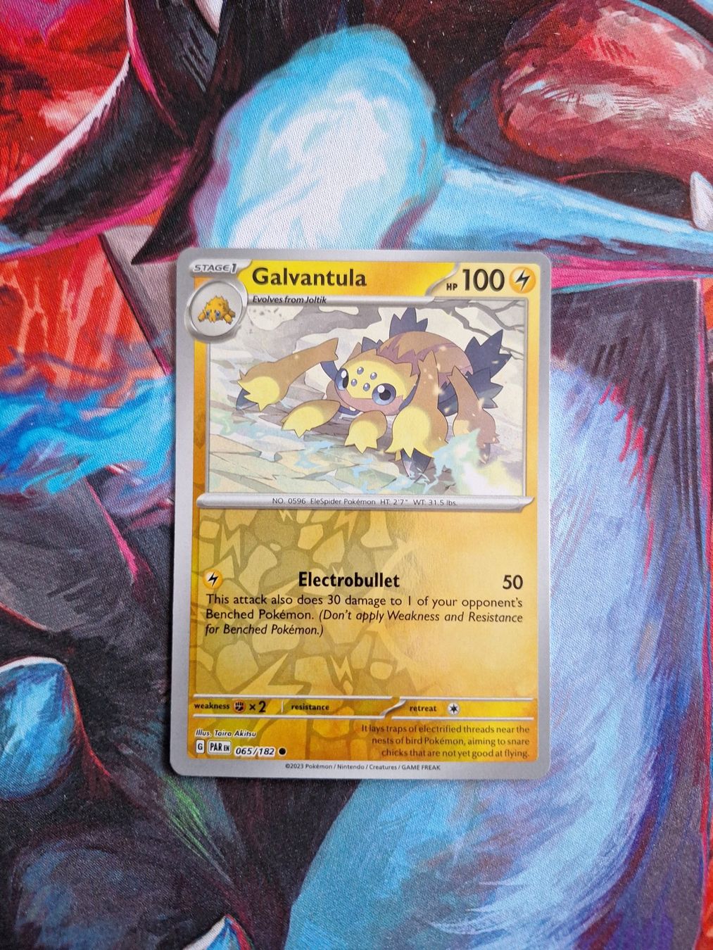 Pokémon Carte collezionabili: Galvantula - Reverse Holo - Pokemon Paradox Rift – Usato da Altstätten SG venduto da GGsGameshop