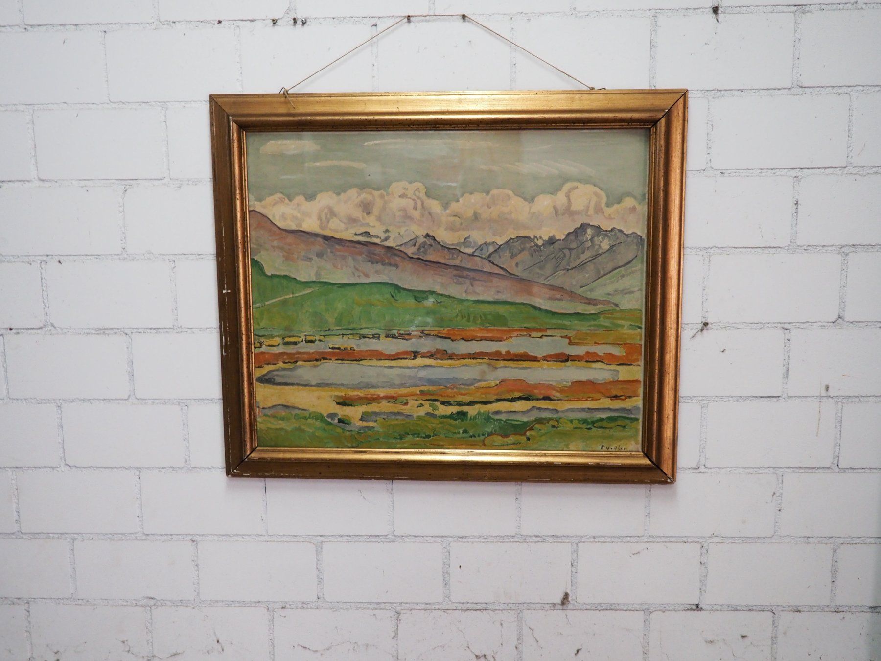Poster & Bilder: Ferdinand Hodler: 1 Plakat und ein Bild – Gebraucht aus Schänis von Lobelie1 1
