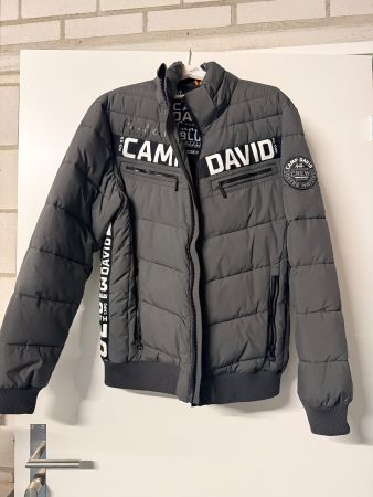 Giacca imbottita Camp David grigio taglia XL usato