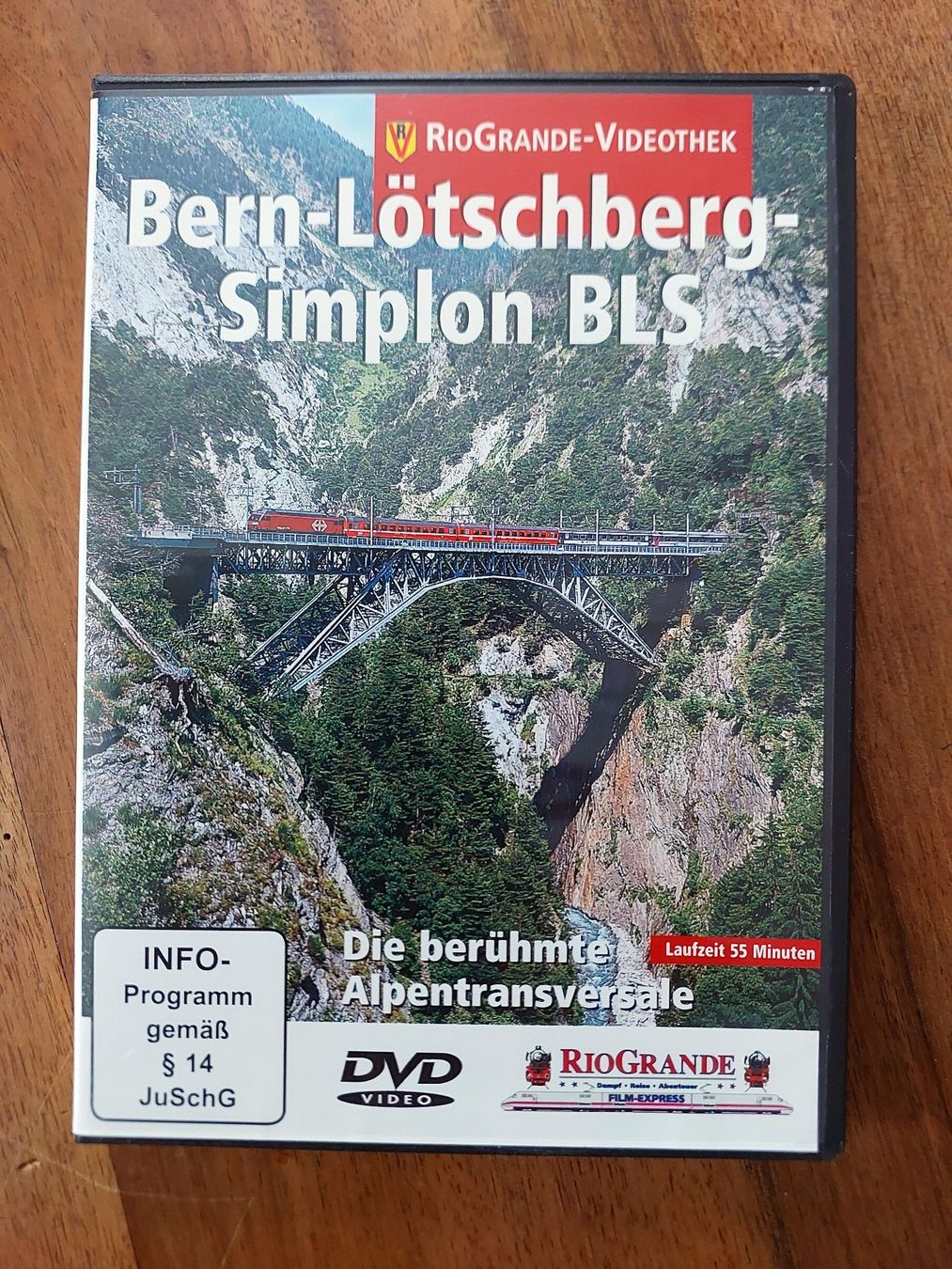 Tutti i DVDs: Bern-Lötschberg-Simplon BLS Alpenexpress - DVD – Usato da Schönenwerd venduto da Steidi