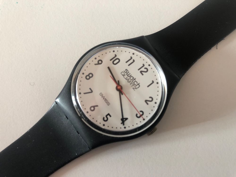 First SWATCH ever - GB001 - NEW including 7-hole Strap !!! (Neu (gemäss ...