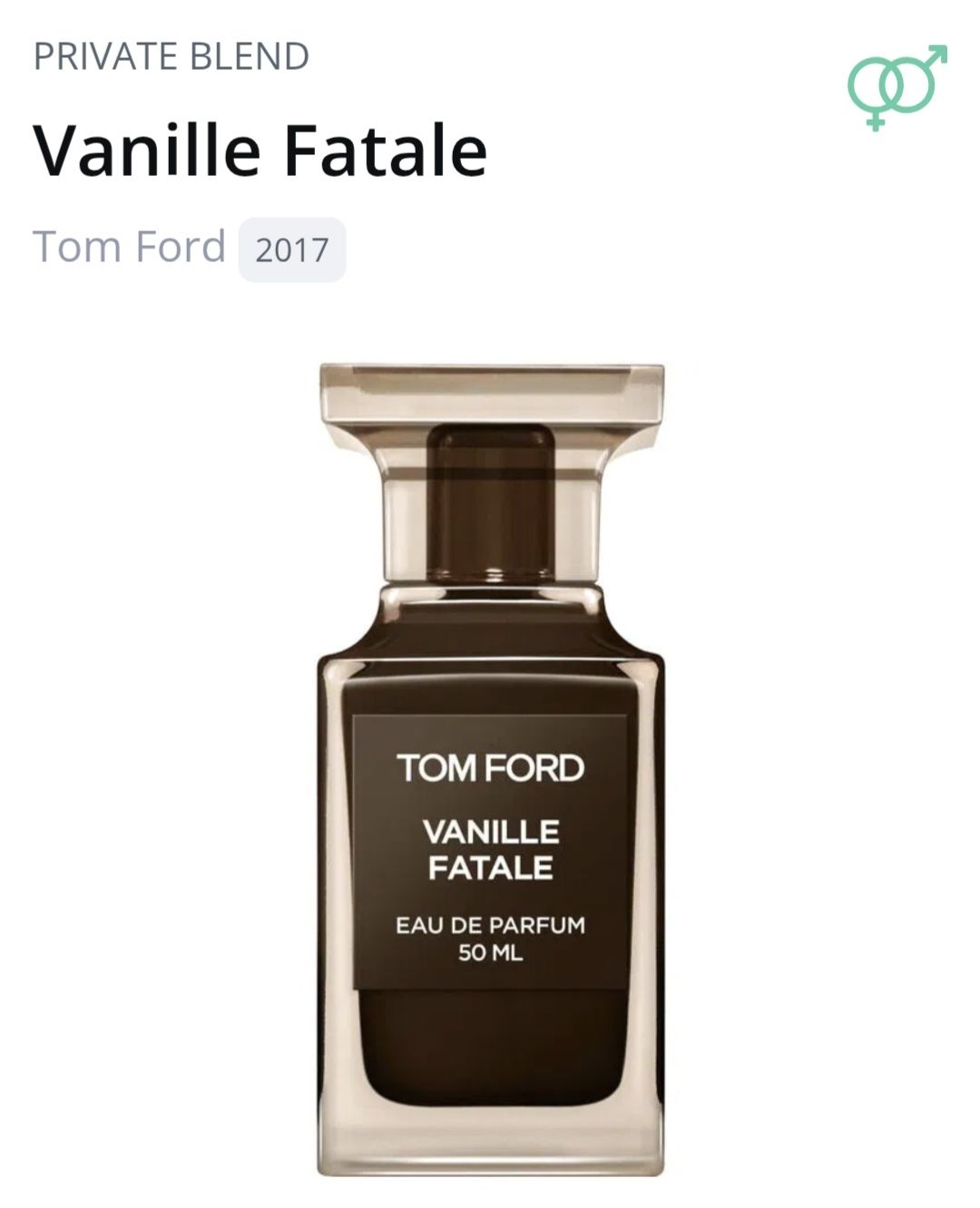 Tom Ford Profumi & Eau de Toilette: 2 ml VANILLE FATALE TOM FORD ABFÜLLUNG – Nuovo (secondo la descrizione) da St. Gallen venduto da CaliSunshine 1