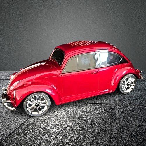 🚗🎵 Roter VW-Käfer-Lautsprecher mit Style und Sound! 🎧 (Neu und ...