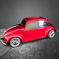 🚗🎵 Roter VW-Käfer-Lautsprecher mit Style und Sound! 🎧✨