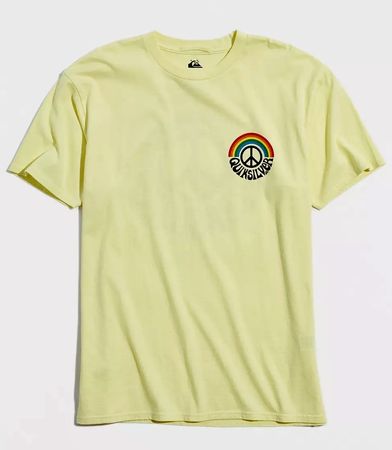 Quiksilver T-Shirt OG Rainbow yellow - NEU