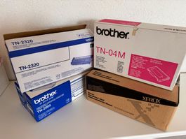 Brother Magenta (Farbe) und Xerox Fotoleiter/Trommel schwarz