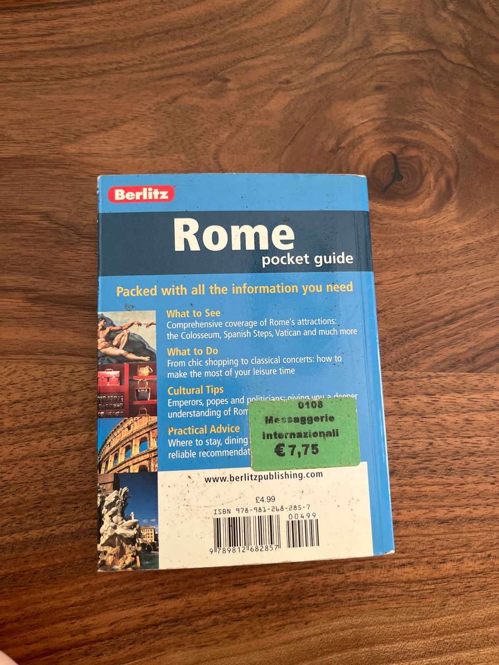 Libri: Reiseführer Rom in englisch, Berlitz Pocket Guide – Usato da Lugano venduto da sweetyd84 1