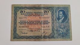 20 Franken 1930, Serie 3N, Banknote Schweiz (LP2)