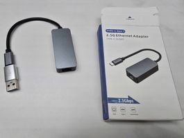 USB-USB 3.0-C--2500 MBit/s Ethernet-Adapter NEU