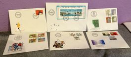 lot de FDC de 1984 Suisse