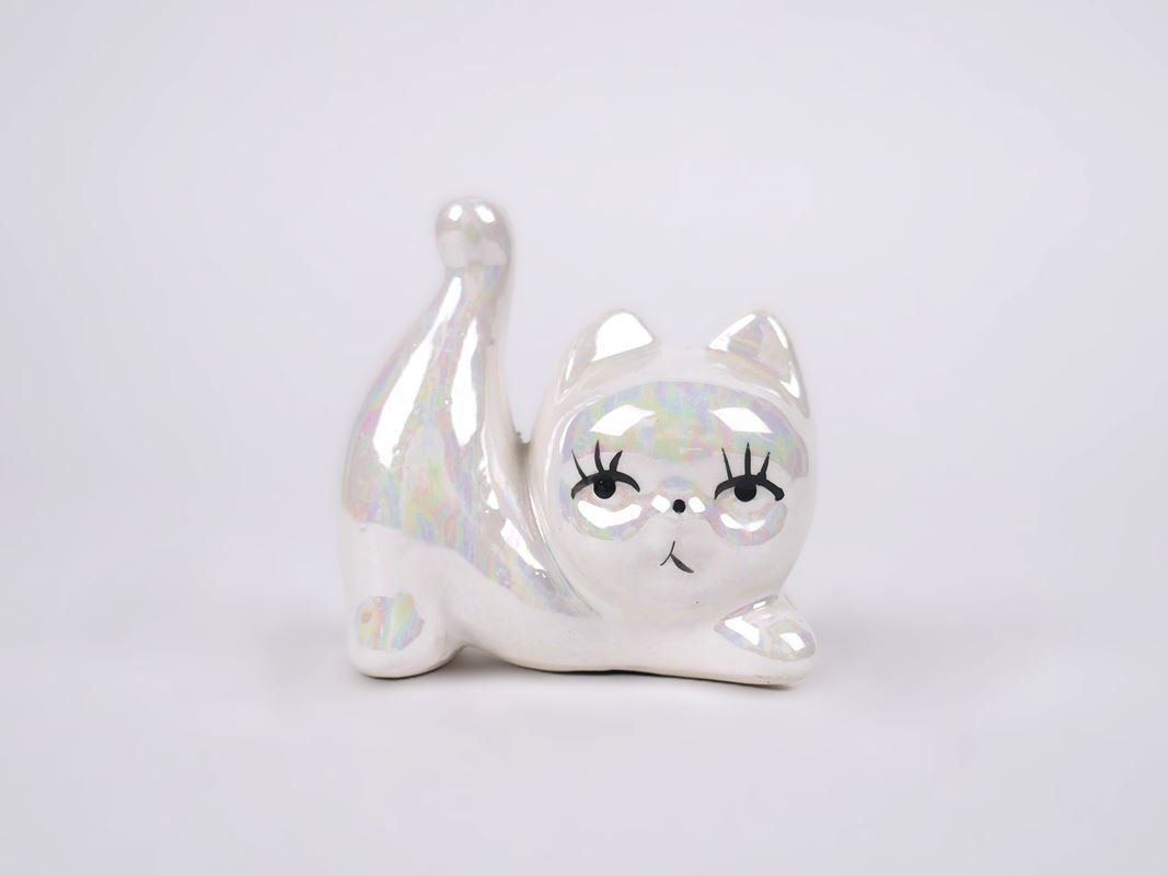 Statuette: kleine dekorative Katzenfigur – Usato da Urtenen-Schönbühl venduto da Restwert_Schoenbuehl