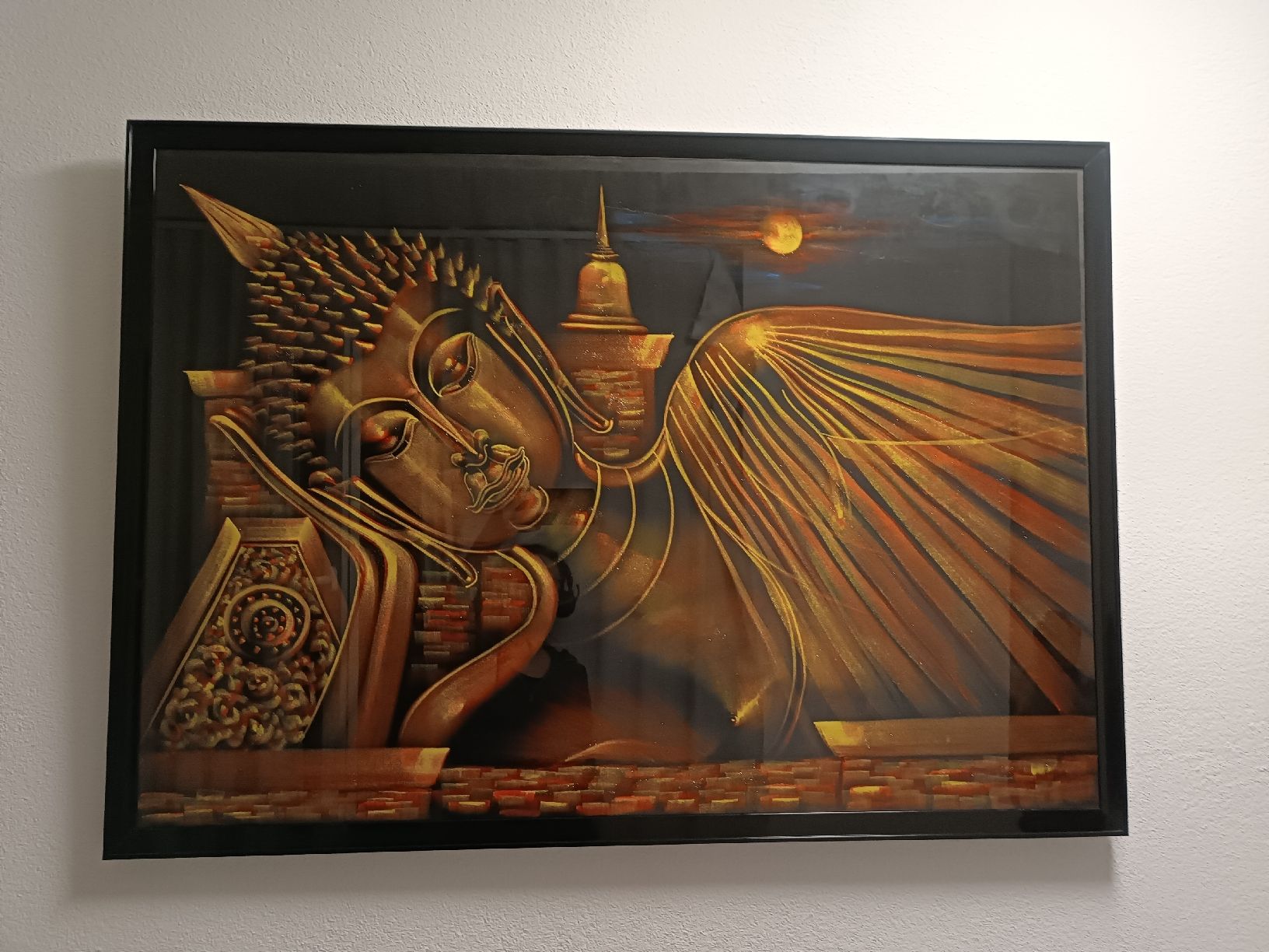 Gemälde: Buddha – Gebraucht aus Bellinzona von JasIvo