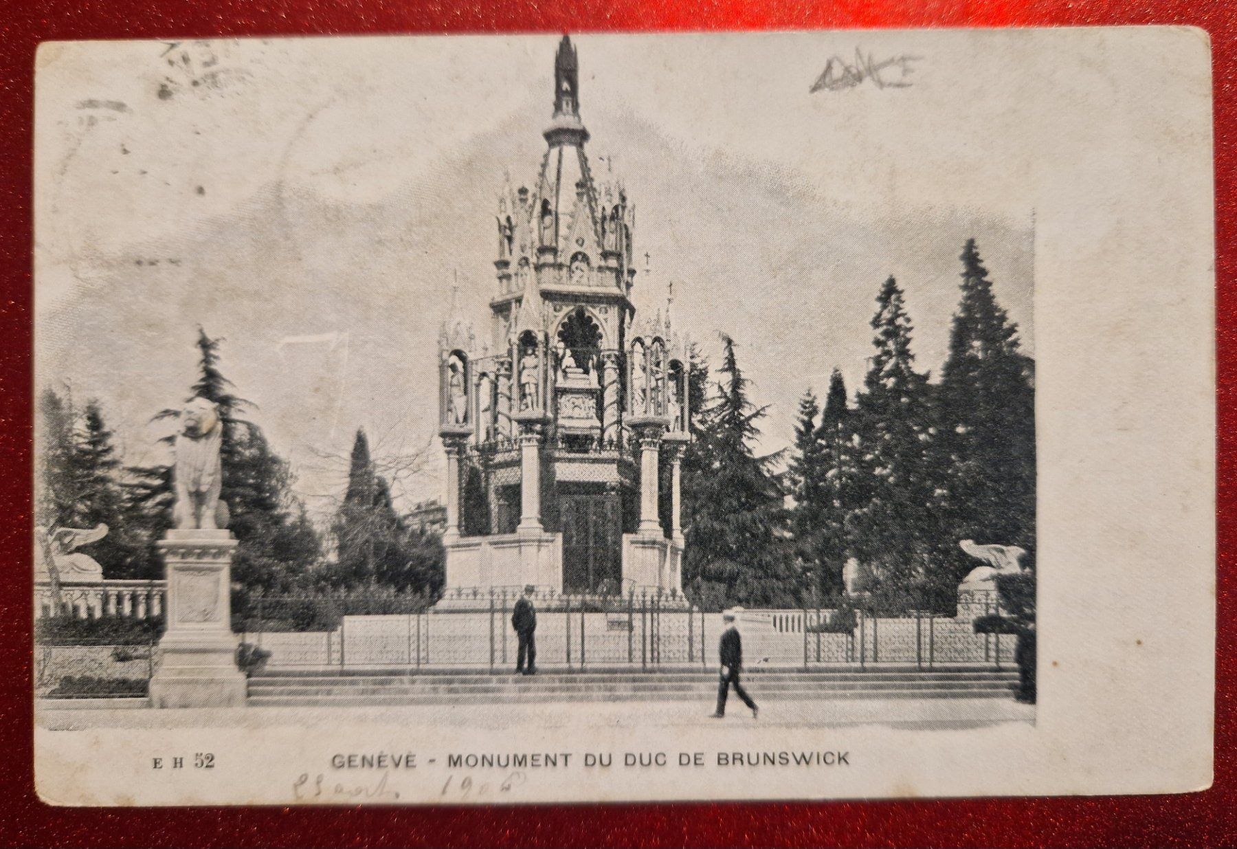 Cartoline postali: Genf - Monument Brunswick 1906 – Usato da Melchnau venduto da Arthurius