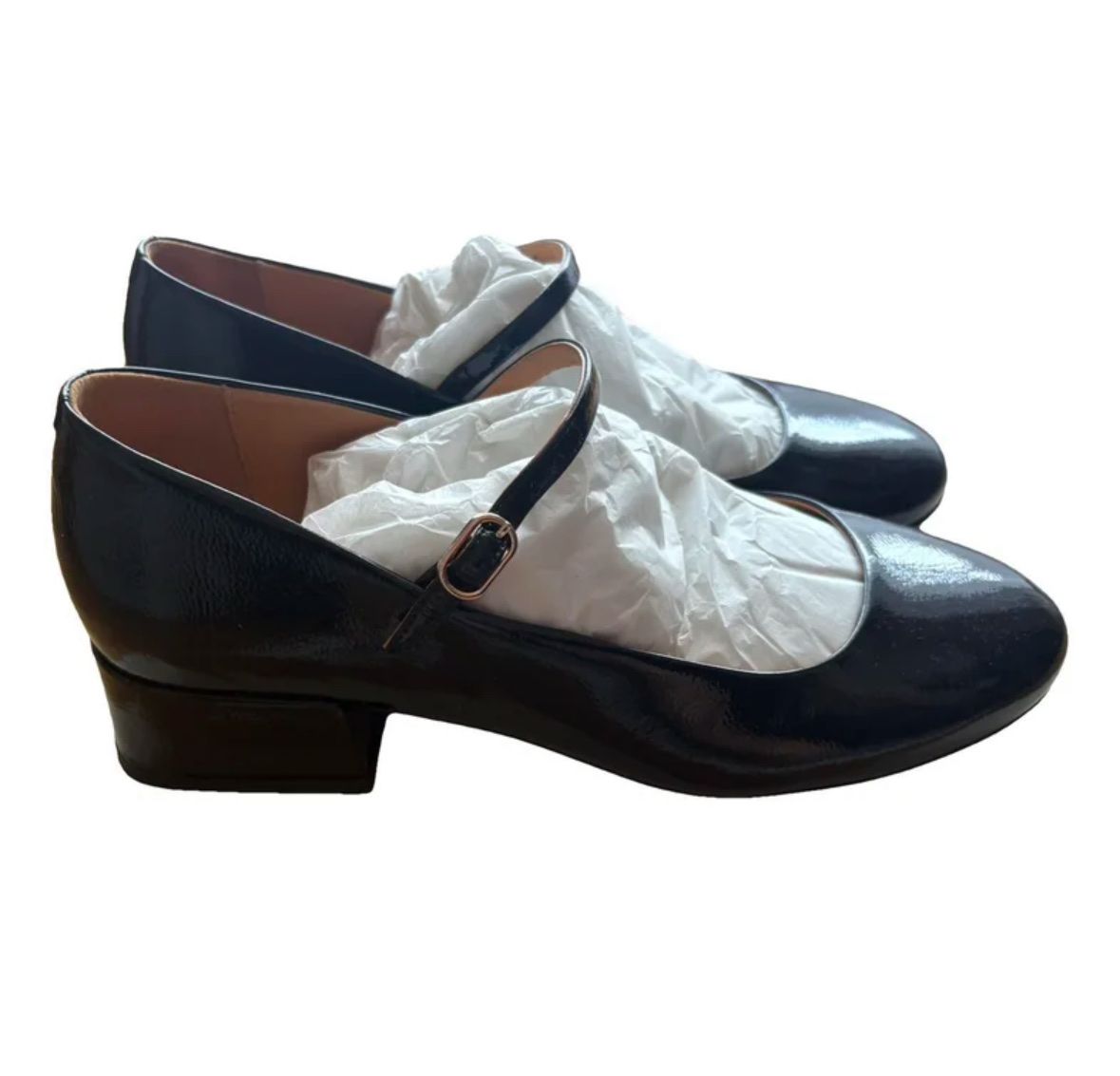 Sezane Damenschuhe: Sezane schwarze Lack-Pumps – Gebraucht aus Biel/Bienne von tat_n5fw
