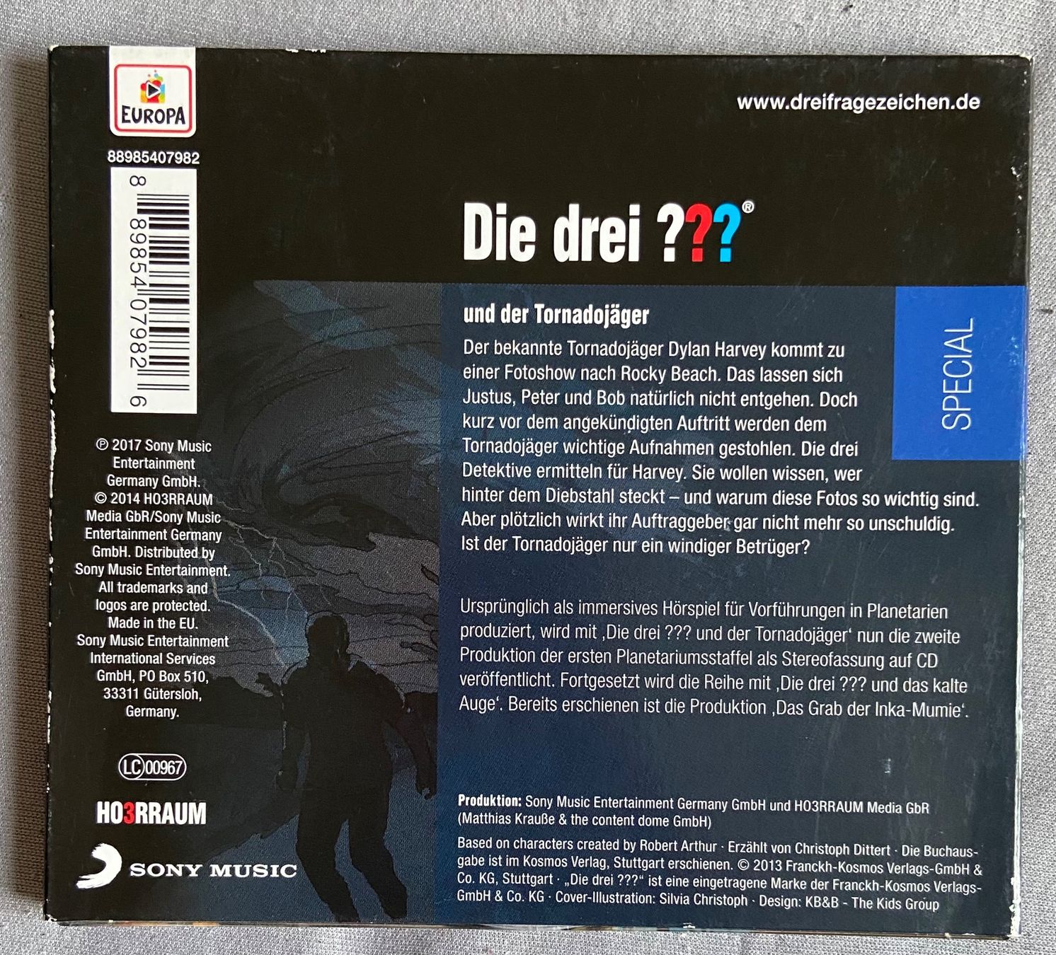 Hörbücher: Die drei ??? und der Tornadojäger CD Special – Gebraucht aus Luzern von Lycka 1