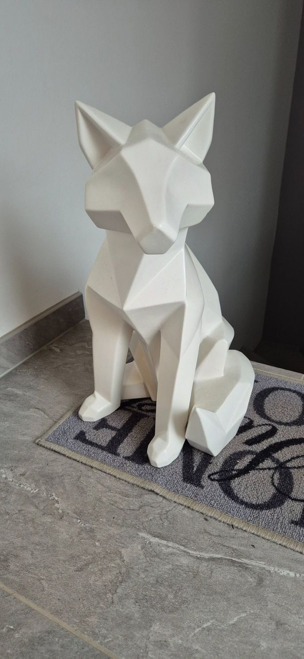 Sculture & Statue: Statue Renard blanc origami H.51cm – Usato da Ste-Croix venduto da kar_9x7w