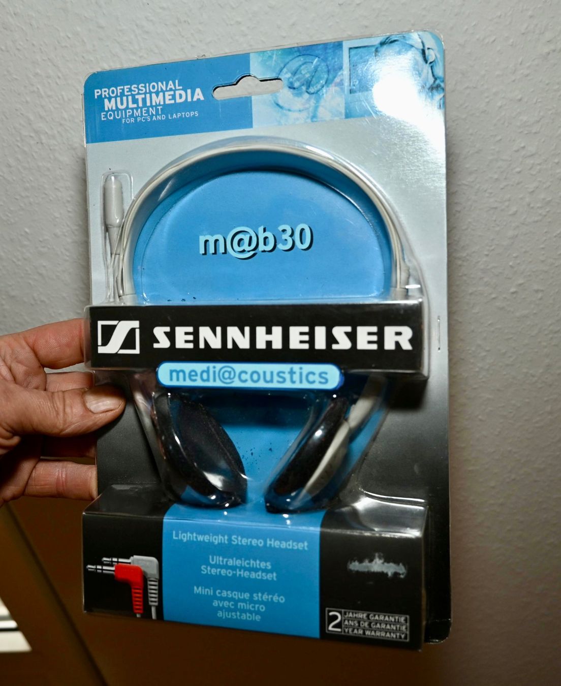 Sennheiser Cuffie: UNGEÖFFNET Sennheiser m@b30 Multimedia-Headset – Nuovo e nell'imballaggio originale da Pfaffhausen venduto da mono_rec 3