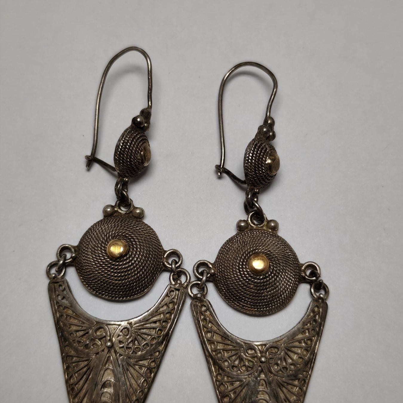 Orecchini pendenti & Orecchini a lobo: Vintage Ethno Silber-Ohrhänger Türkis,  A1 – Usato da Châtelaine venduto da Tropic.Watch2 3