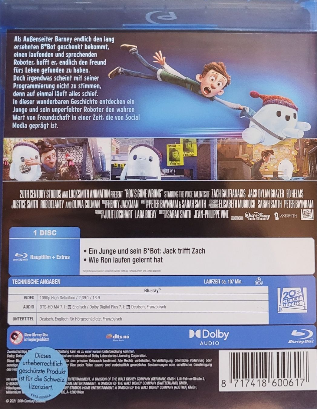 Tutti i DVDs: Ron läuft schief [Blu-ray] – Nuovo (secondo la descrizione) da Laupen ZH venduto da Moviesammler 1