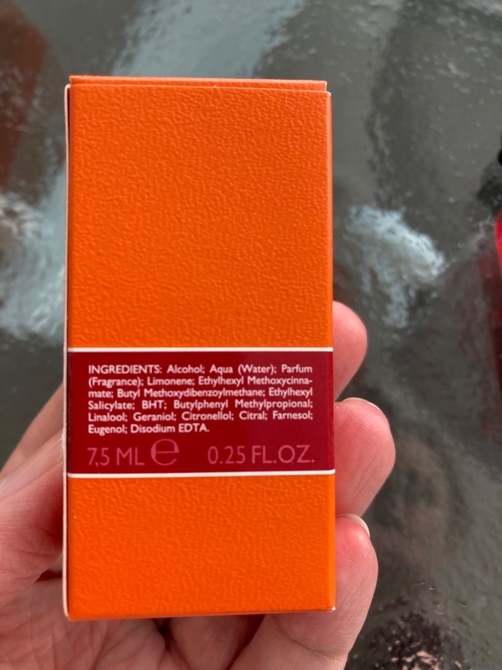 Hermès Profumi & Eau de Toilette: Hermes Eau de Rhubarbe Écarlate EdC, 7.5 ml, neu mit OVP – Nuovo e nell'imballaggio originale da Zürich venduto da einefreude 2