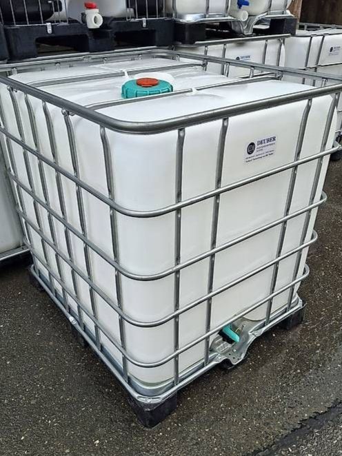 Abbeveratoi e trogoli: IBC Tank 1000Liter Wassertank – Usato da Siebnen venduto da Grosswis50 1