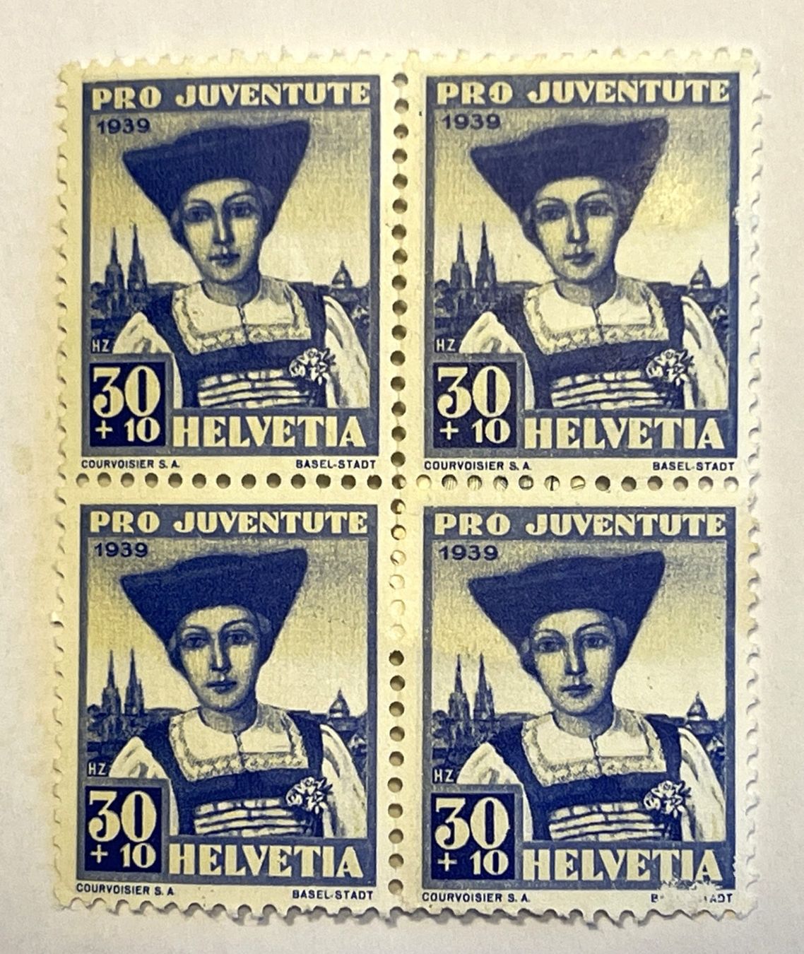 Tutti i francobolli: Pro Juventute 1939 - 4er Blocks – Nuovo (secondo la descrizione) da Oftringen venduto da vuc_frq6 1