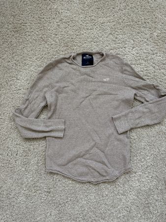 Hollister Pullover beige langarm Grösse S gebraucht
