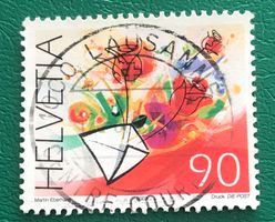 CH Briefmarken Vollstempel   