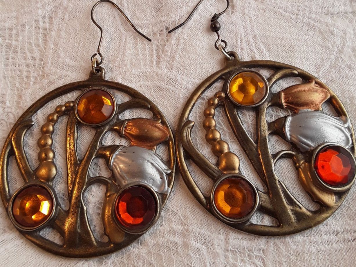 Orecchini pendenti & Orecchini a lobo: Vintage top Ohrhänger ca 1960 – Usato da Zürich venduto da sanwit 1