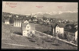 AK Männedorf, Totalansicht, 1912