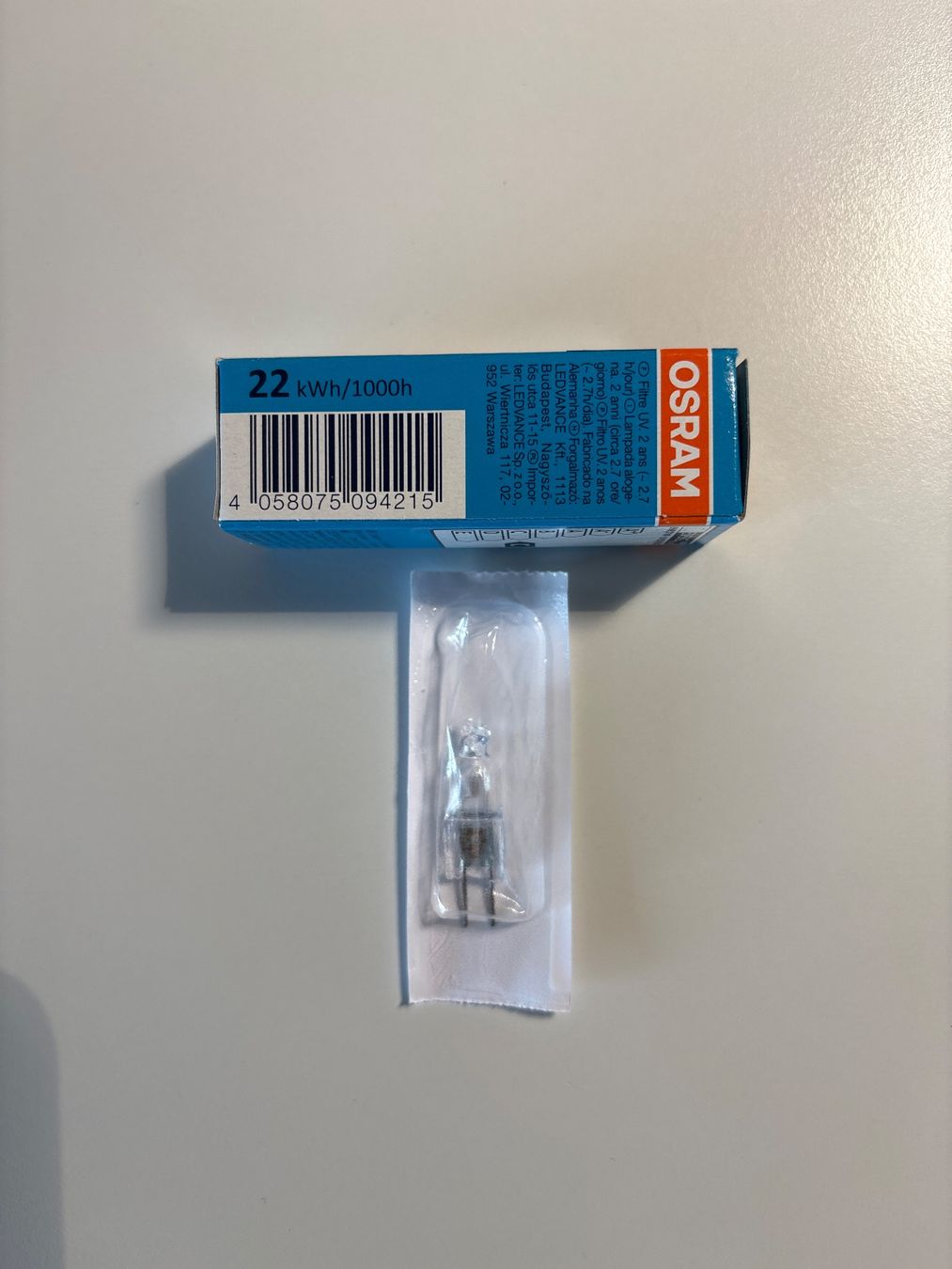 Osram Lampade: Halogen Stiftsockel 12V 20W G4 – Nuovo e nell'imballaggio originale da Kirchleerau venduto da koerbel 1