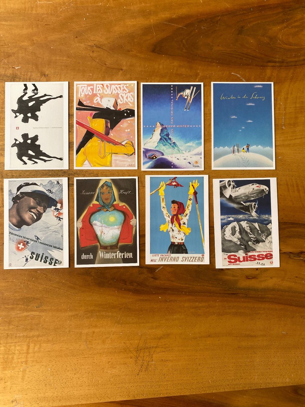 Cartes postales: 8 Postkarten - Schweizer Winter entdecken - von UBS – Neuf (Voir description) à Dübendorf par Montclair