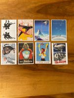 8 Postkarten - Schweizer Winter entdecken - von UBS