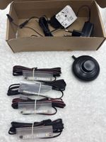 Lumiere LED Qhlt set 4x Klips, blanc froid, pied