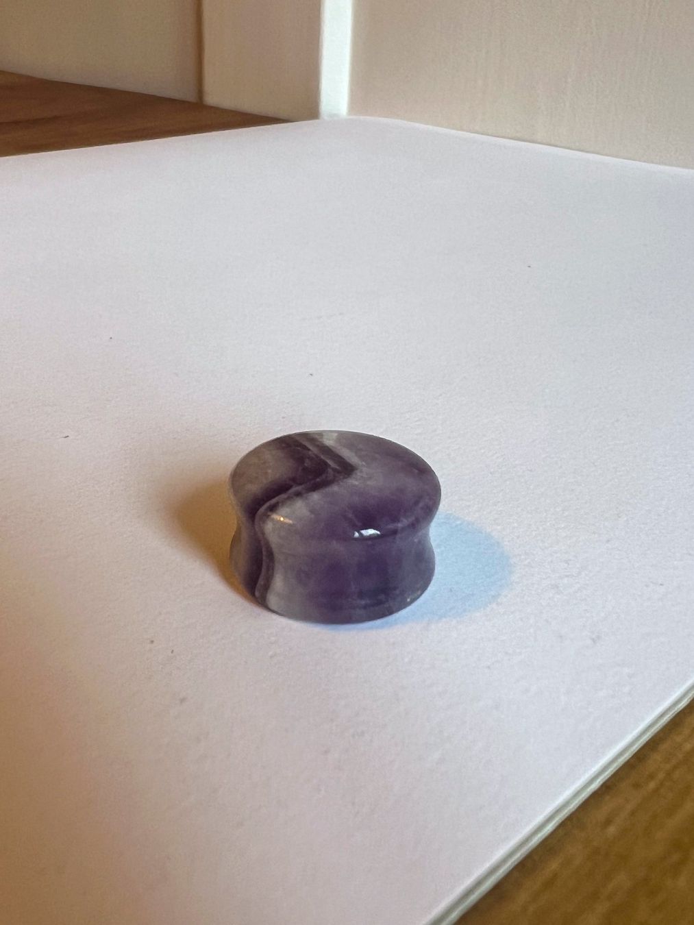 Gioielli per piercing: Amethyst Plug 20mm – Usato da Winterthur venduto da Ael_ 2