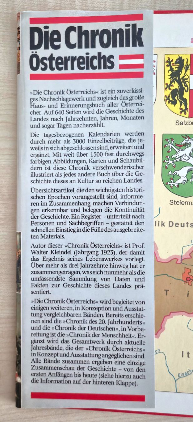 Bücher: Die Chronik Österreichs – Neu (gemäss Beschreibung) aus Rothenburg von Ajax111 1